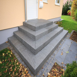 15 x 35 cm Granit-Blockstufen Alvaro anthrazit