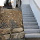 18 x 35 cm Granit-Blockstufen Alvaro anthrazit