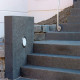 18 x 35 cm Granit-Blockstufen Alvaro anthrazit 150 cm lang