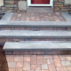 6 x 35 cm Granit-Trittstufen Alvaro anthrazit 120 cm lang