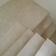 6 x 30 cm Kalkstein-Trittstufen Blancka Flava weiß 120 cm lang