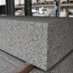 18 x 35 cm Granit-Blockstufen Elena weißgrau 100 cm lang