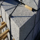 20 x 45 cm Granit-Blockstufen Griys hellgrau 100 cm lang