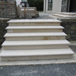 8 x 30 cm Granit-Trittstufen Tiago gelb