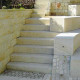 18 x 40 cm Granit-Blockstufen Tiago gelb