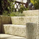 18 x 40 cm Granit-Blockstufen Tiago gelb 250 cm lang