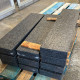 15 x 40 cm Granit-Blockstufen Pedro Black schwarz 350 cm lang