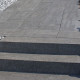 20 x 35 cm Granit-Blockstufen Pedro Black schwarz 350 cm lang