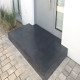 20 cm starke Granit-Podestplatte Pedro Black schwarz