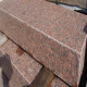 15 x 35 cm Granit-Blockstufen Laahs rot 100 cm lang