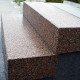 15 x 40 cm Granit-Blockstufen Laahs rot