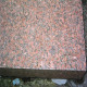 20 x 45 cm Granit-Blockstufen Laahs rot 100 cm lang