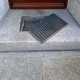 20 cm starke Granit-Podestplatten Griys hellgrau 150 x 150 cm