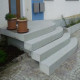 20 cm starke Granit-Podestplatten Griys hellgrau 100 x 100 cm