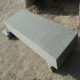 15 x 35 cm Grauwacke-Blockstufen Griseo grau geflammt und gebürtstet