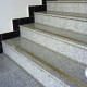 4 x 30 cm Granit-Trittstufen Griys hellgrau 200 cm lang