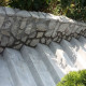 6 x 35 cm Granit-Trittstufen Griys hellgrau 200 cm lang