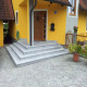 6 x 35 cm Granit-Trittstufen Griys hellgrau 100 cm lang