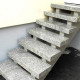 8 x 35 cm Granit-Trittstufen Griys hellgrau 200 cm lang