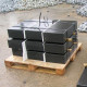 18 x 35 cm Granit-Blockstufen Adrian Black schwarz 100 cm lang