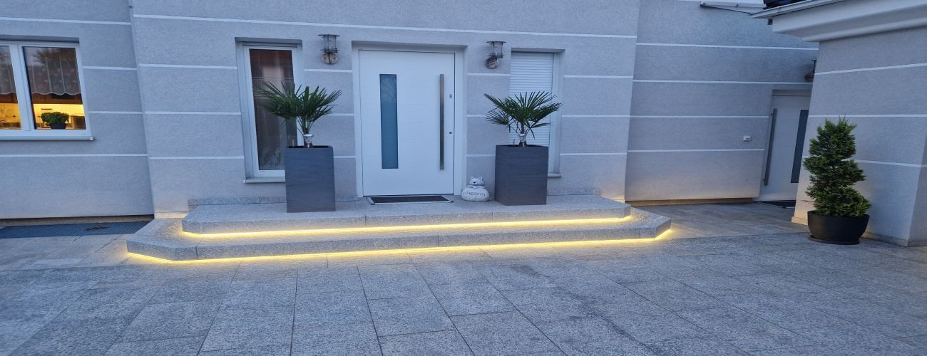20 cm hohe Podestplatten