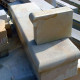 15 x 35 cm Sandstein Blockstufen Geltona gelb Sonderanfertigung