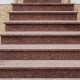 6 x 30 cm Granit Trittstufen Raudona rot