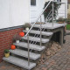 6 cm starke Granit Podestplatten Griys hellgrau 150 x 100 cm