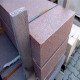 20 x 35 cm Granit Blockstufen Laahs rot 100 cm lang
