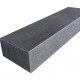 18 x 35 cm Granit-Blockstufen Pedro Black schwarz 100 cm lang