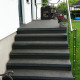 8 cm starke Granit-Podestplatte Pedro Black schwarz