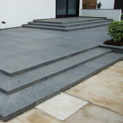 8 cm Granit Podestplatte Alvaro anthrazit