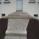 15 cm starke Granit Podestplatte Tiago hellgelb 100 x 100 cm
